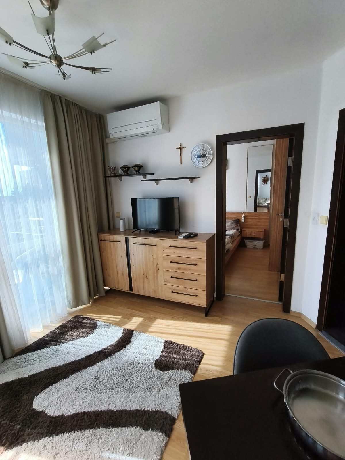 2-room apartment for long-term rent starting from 1 year in the center of Ravda, Bulgaria