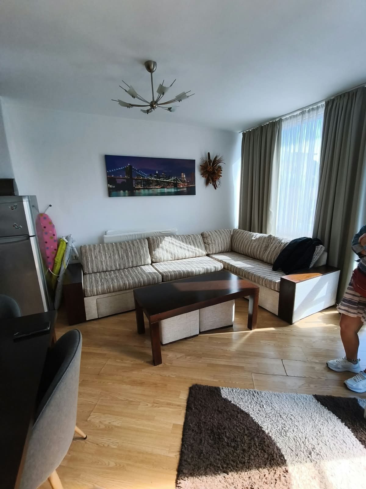 2-room apartment for long-term rent starting from 1 year in the center of Ravda, Bulgaria