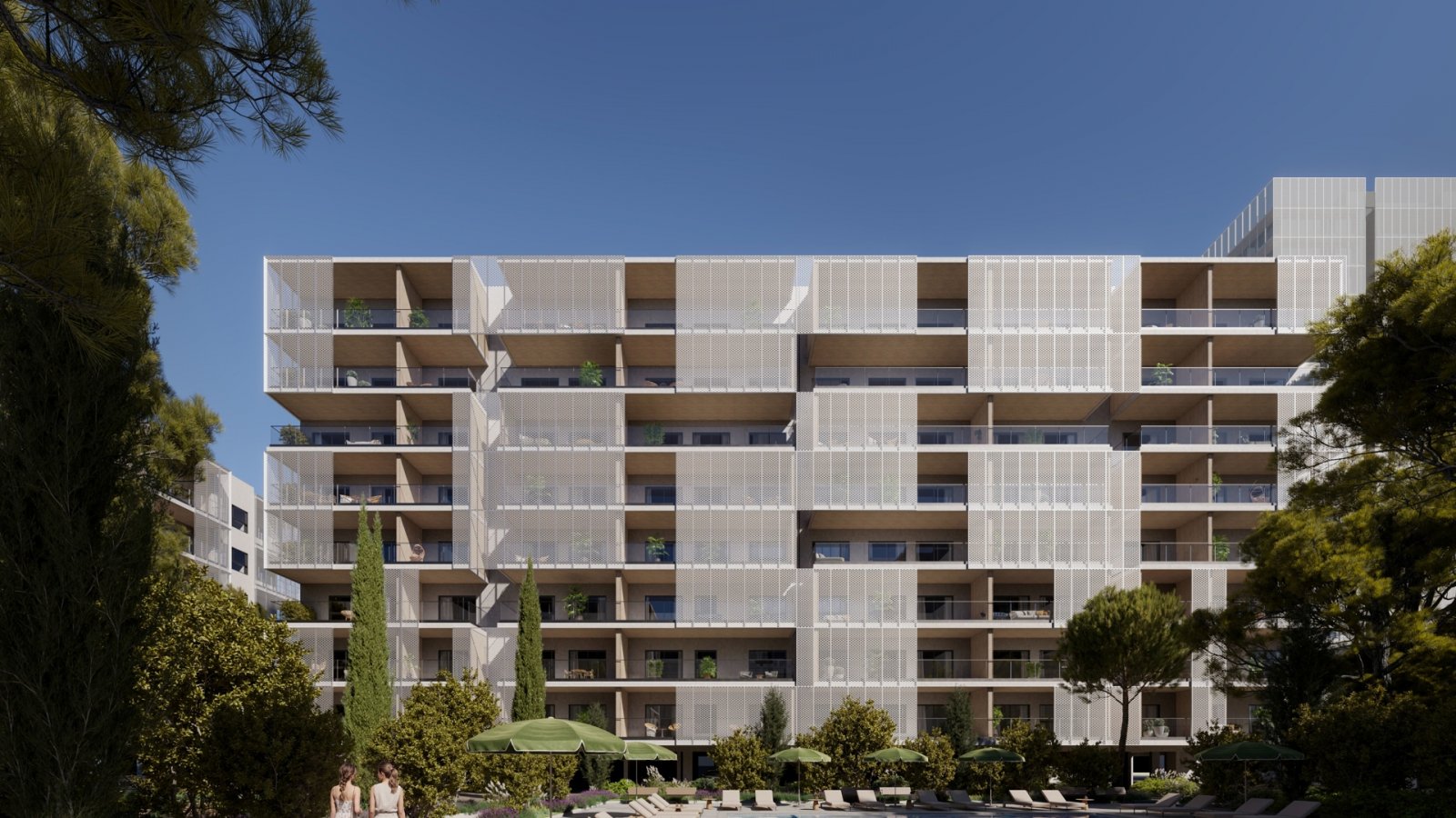 Larnaca: Modern four-bedroom apartment in a quiet seaside neighborhood, Larnaca 