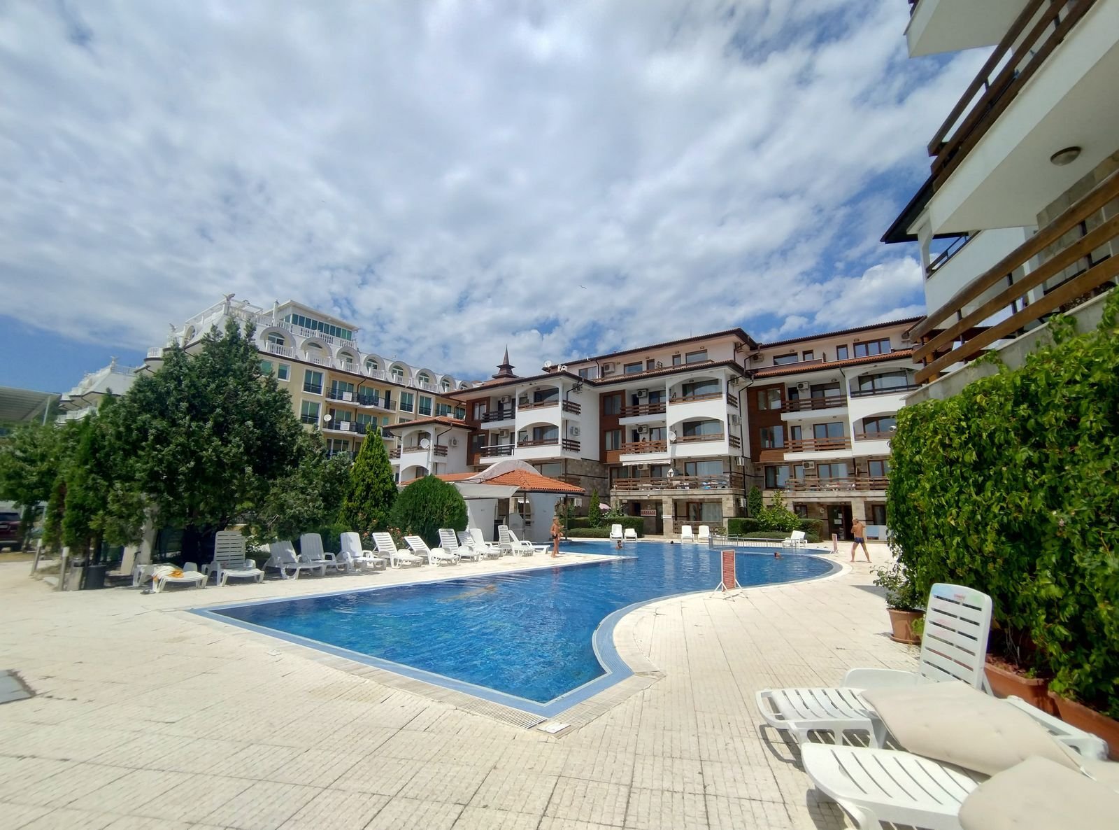 2-room apartment with sea view in the Robinson holiday resort, Elenite, Bulgaria.