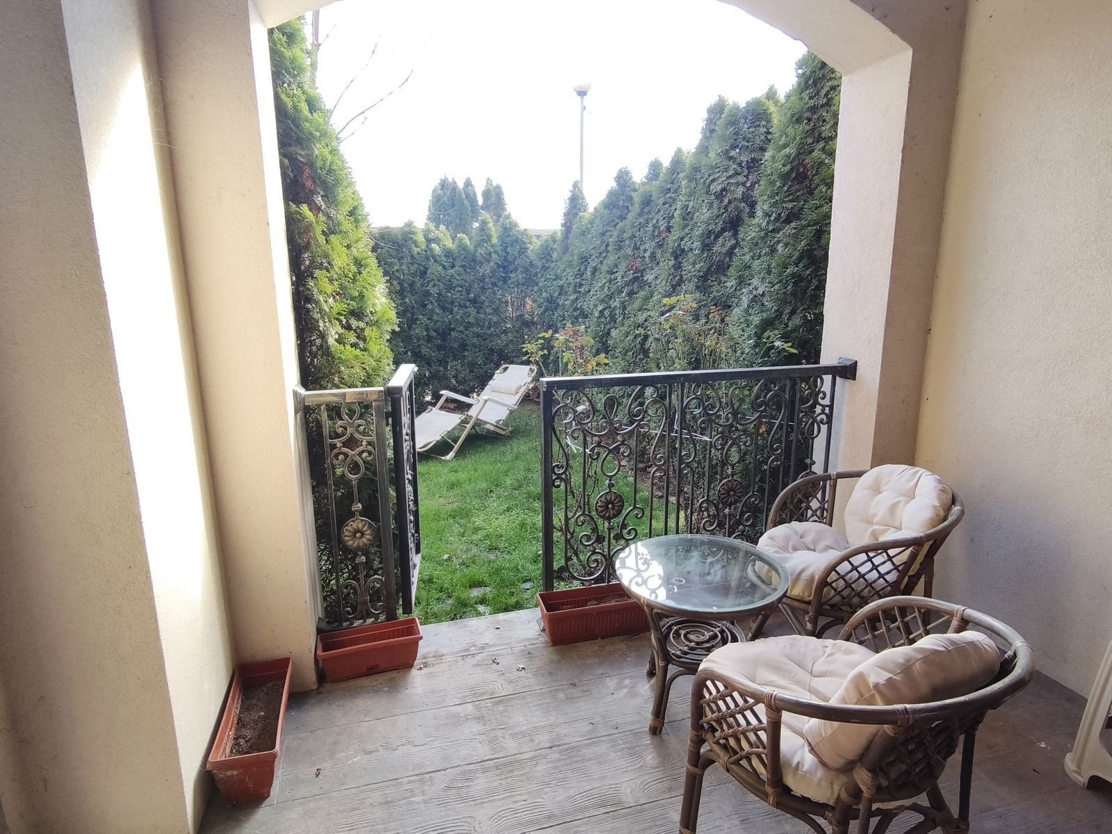 2-room apartment with private courtyard in Cascadas 13, Sunny Beach, Bulgaria