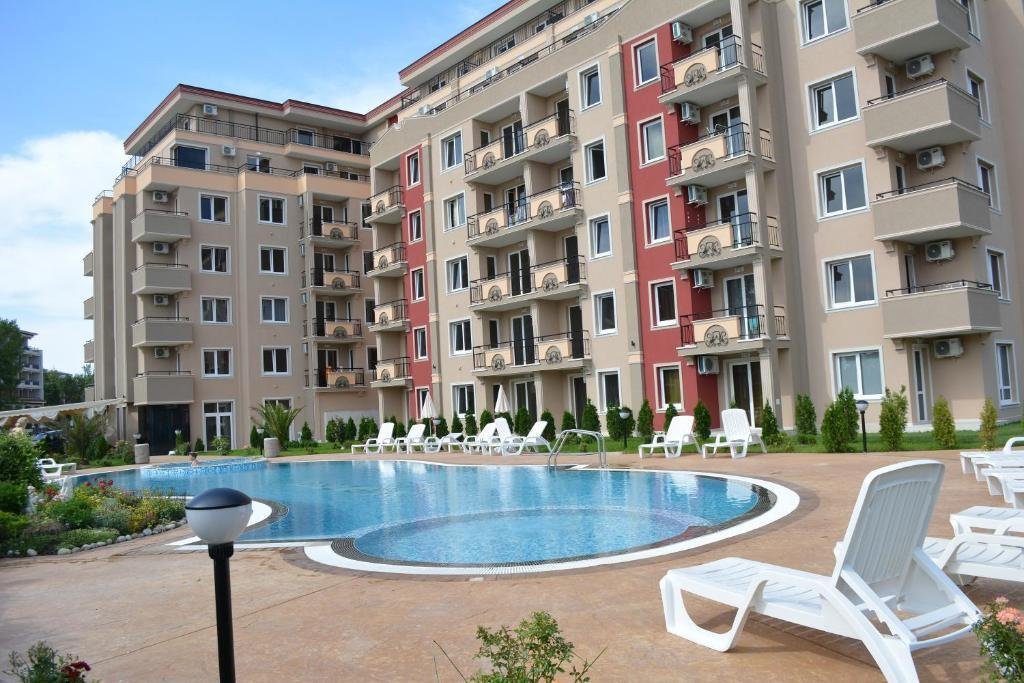 Mezzanine apartment with 1 bedroom in the VIP Zone complex, Sunny Beach, Bulgaria