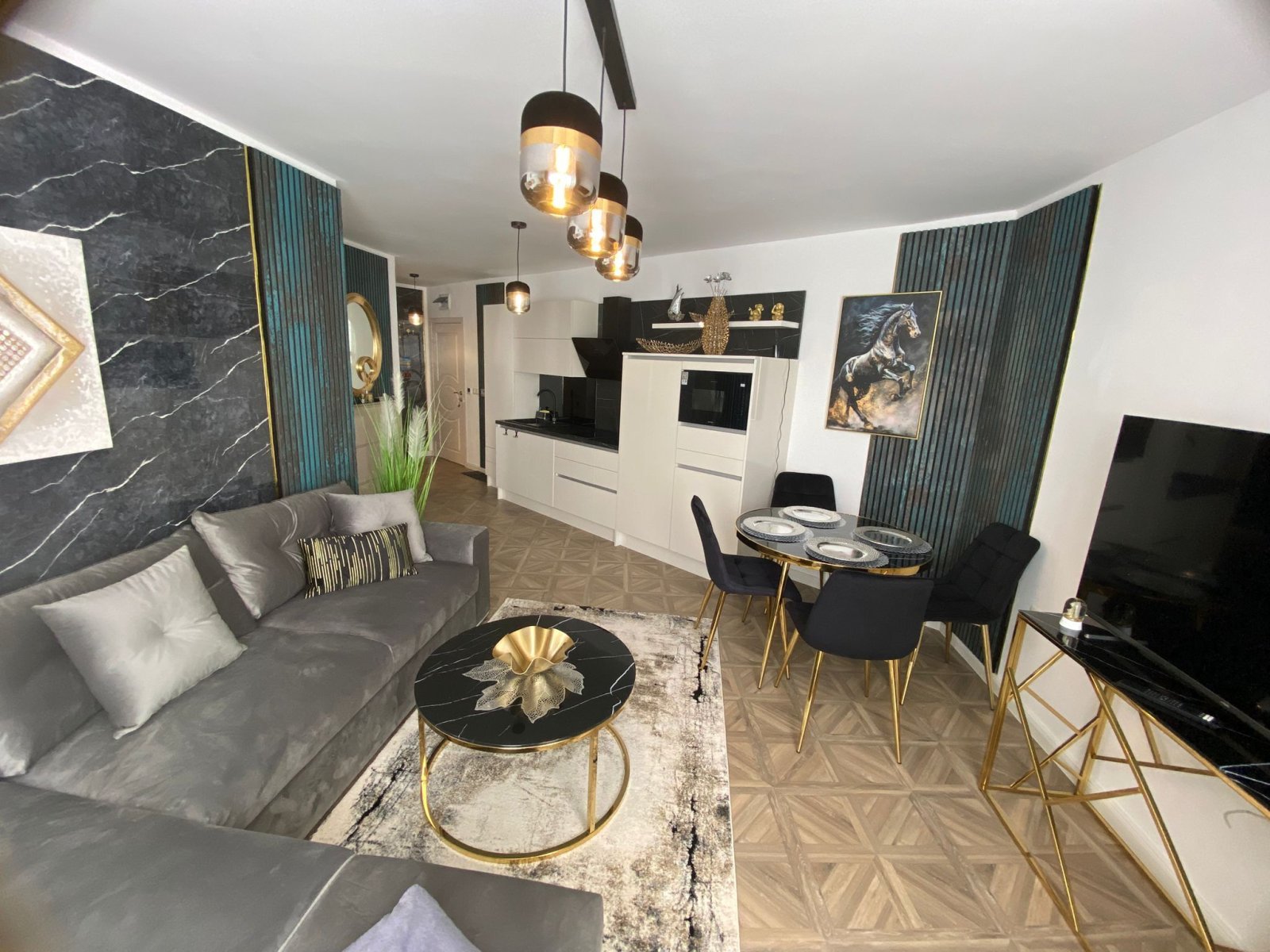 Two-room apartment with sea view in the Millennium 2 complex in Sveti Vlas, Bulgaria