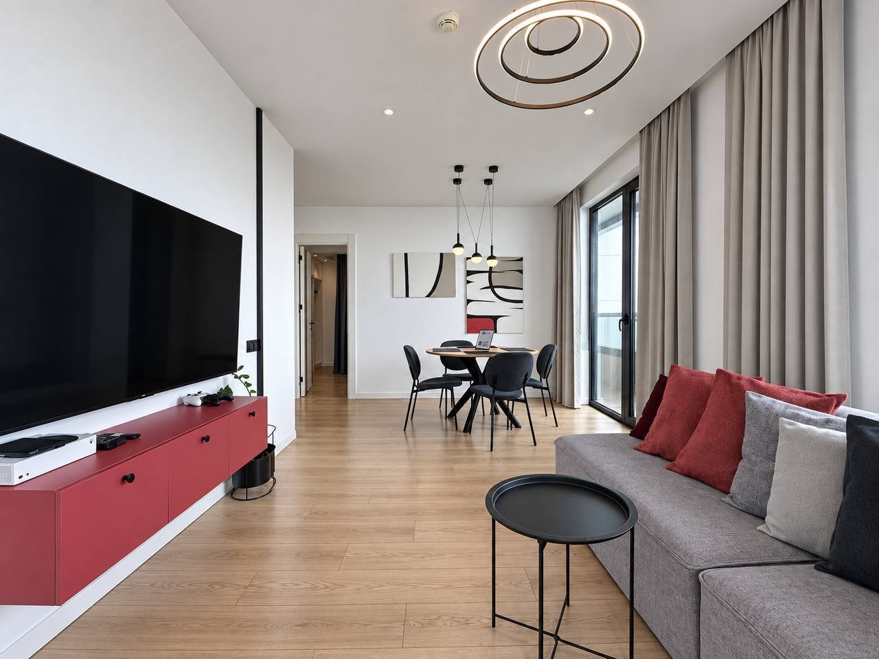 Premium apartment with two bedrooms on the New Boulevard – Batumi, Georgia – with panoramic sea views