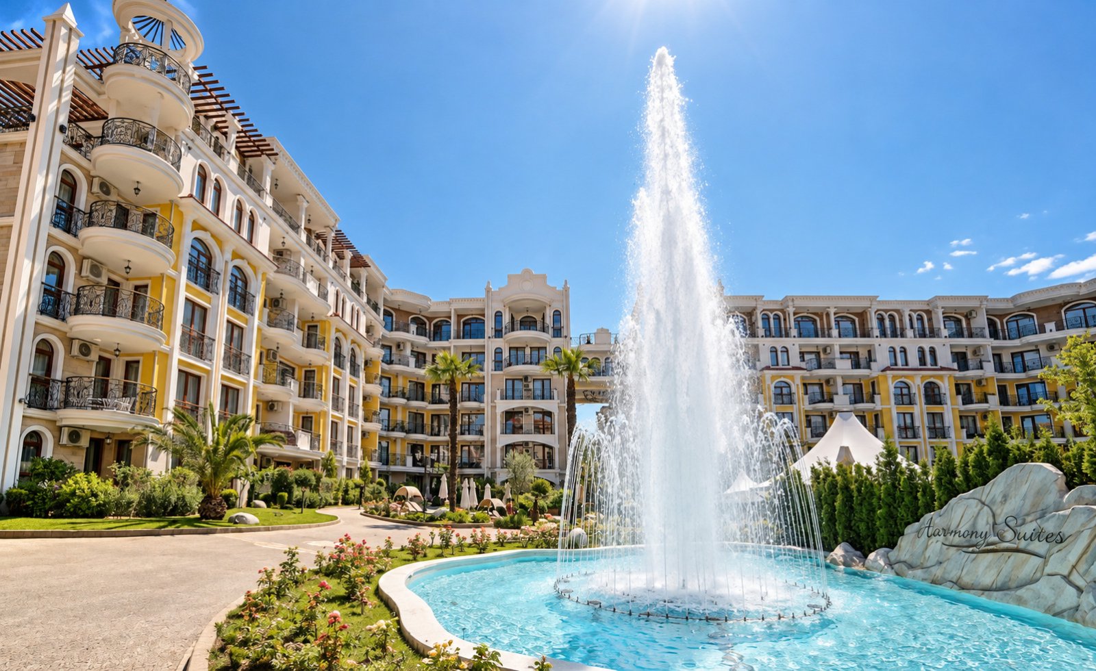 1+1 apartment in the Harmony Monte Carlo complex, Sunny Beach, Bulgaria