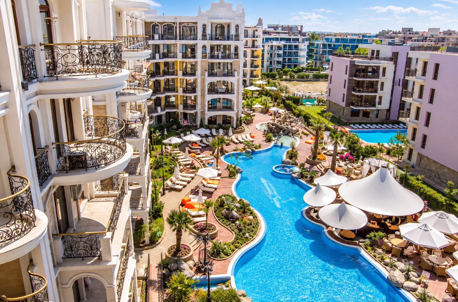 1+1 apartment in the Harmony Monte Carlo complex, Sunny Beach, Bulgaria