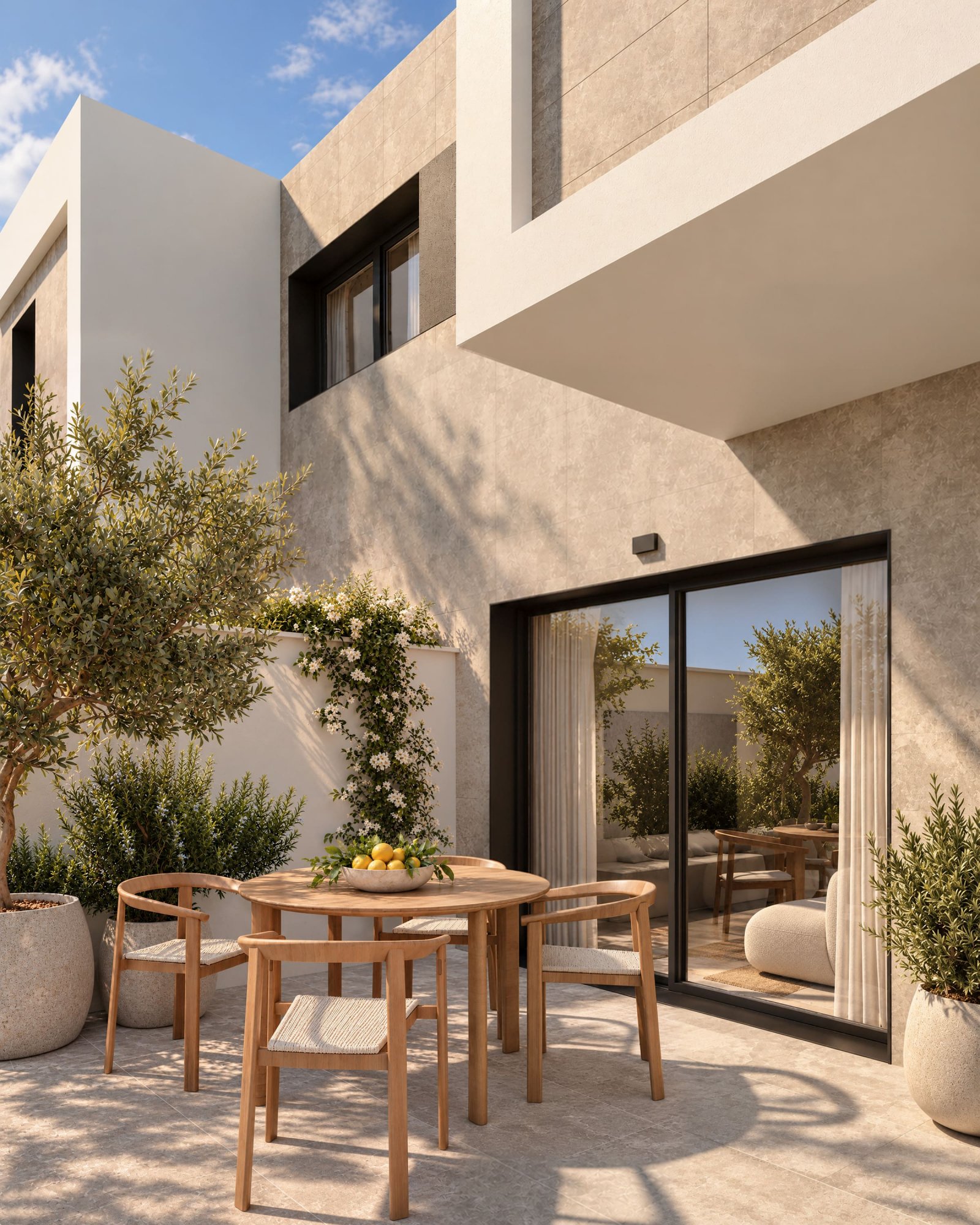 Moderne Stadthäuser mit Garten, Swimmingpool und Garage, Mutxamel