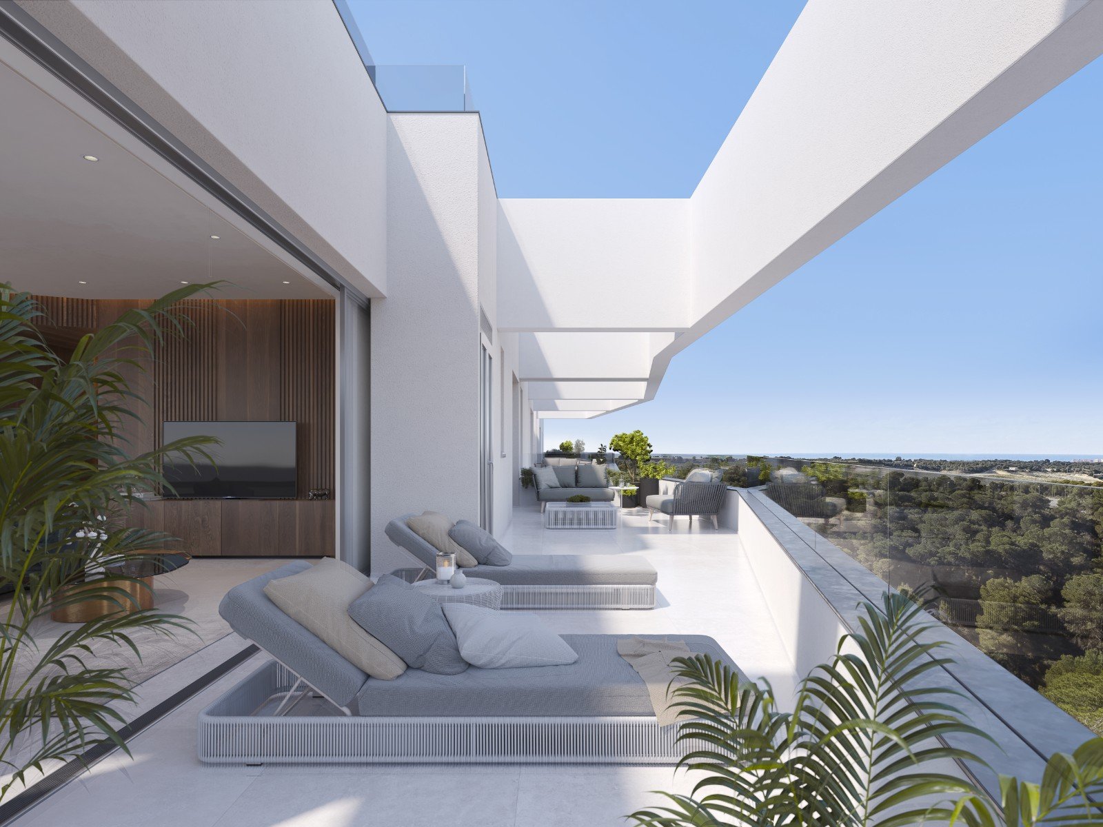 New apartment with terraces and sea views in Las Colinas, San Miguel de Salinas, Spain