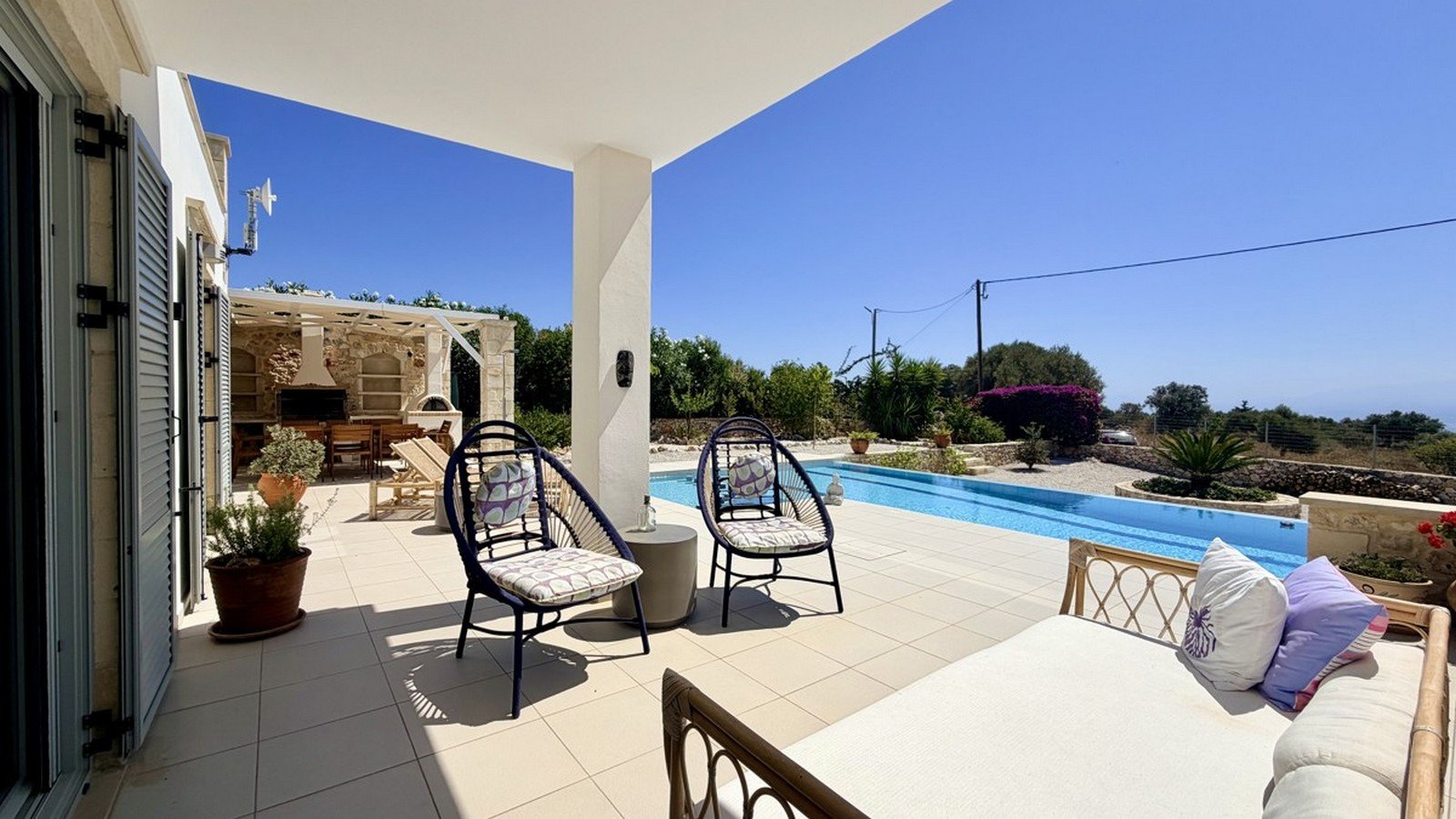Villa mit 3 Schlafzimmern, privatem Pool sowie Meer- und Bergblick, Paleloni, Apokoronas, Chania, Kreta