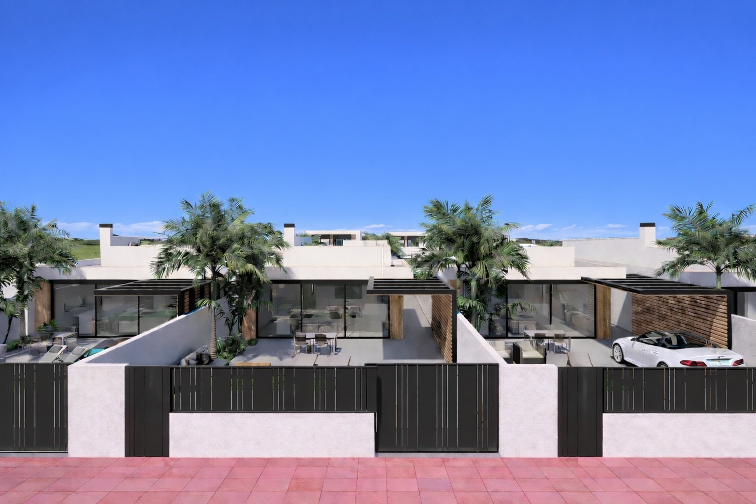 Moderne Villa mit privatem Pool, 2 km vom Meer entfernt, Los Alcázares