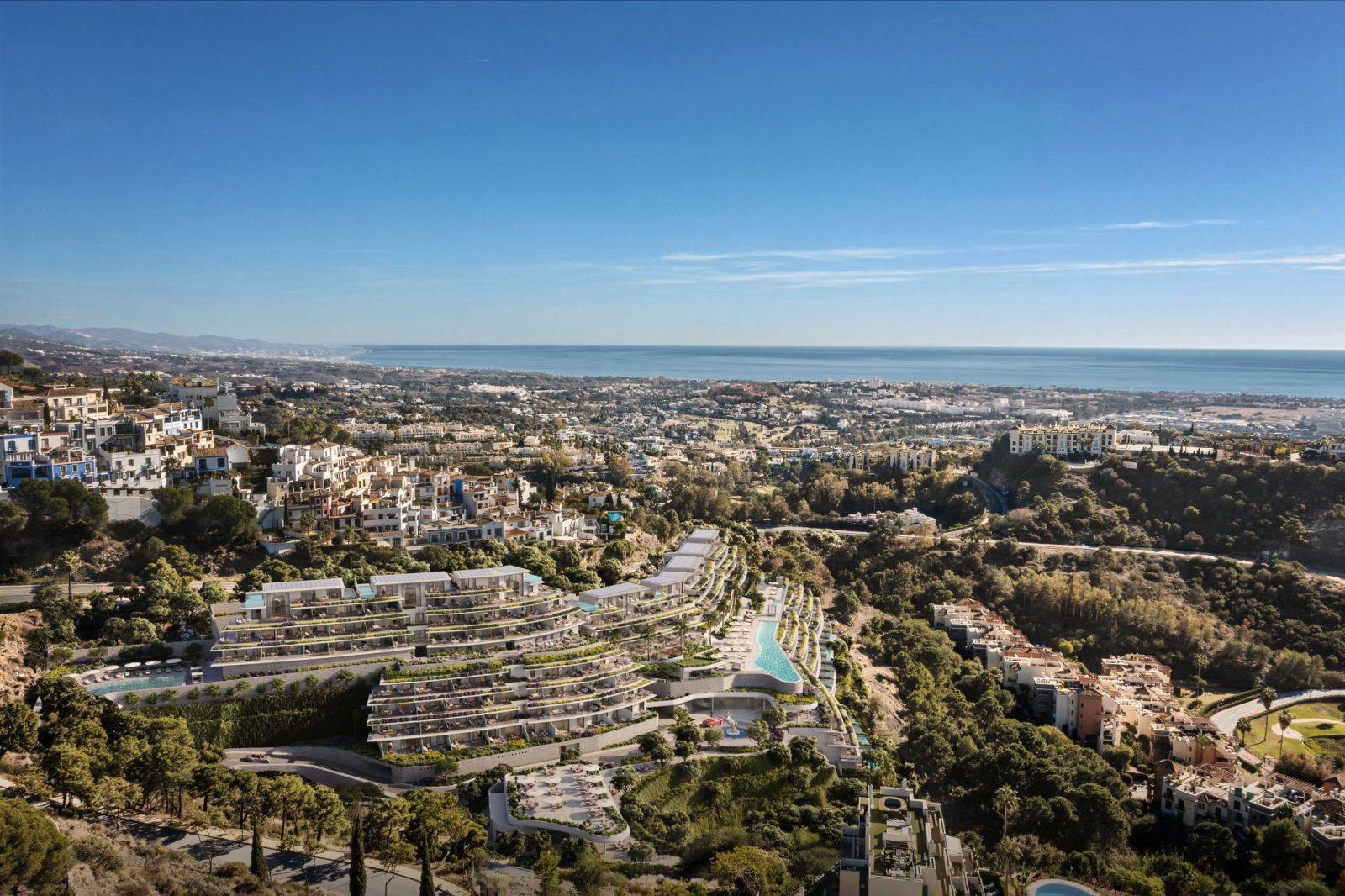 Azurean Marbella Premium Apartments mit Meerblick und Hyatt-Services, Benahavís, Spanien
