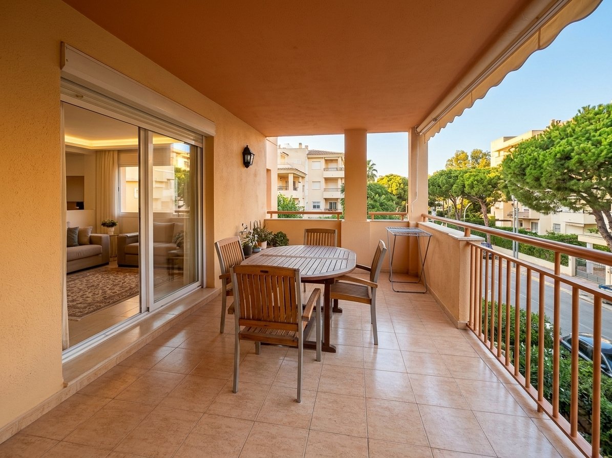 Helle Eckwohnung mit 22 m² Terrasse und Swimmingpool in Strandnähe, Calahonda, Spanien