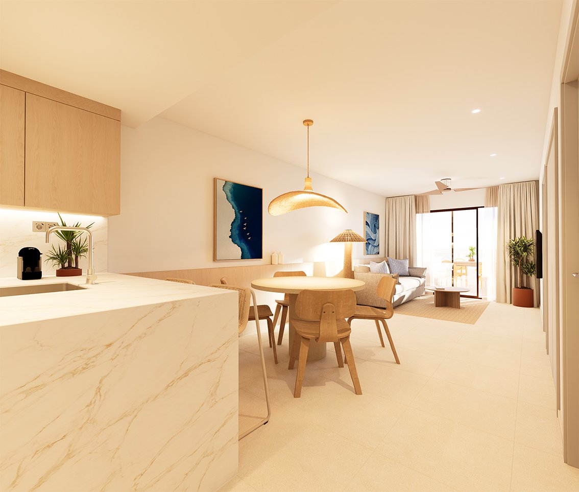 Modern apartments with sea views, 300 m from the beach – Torrevieja