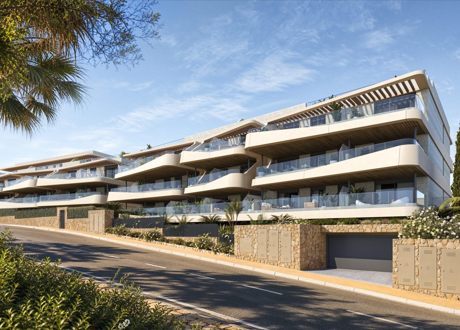 Modern apartments by the golf course and near the sea, Estepona