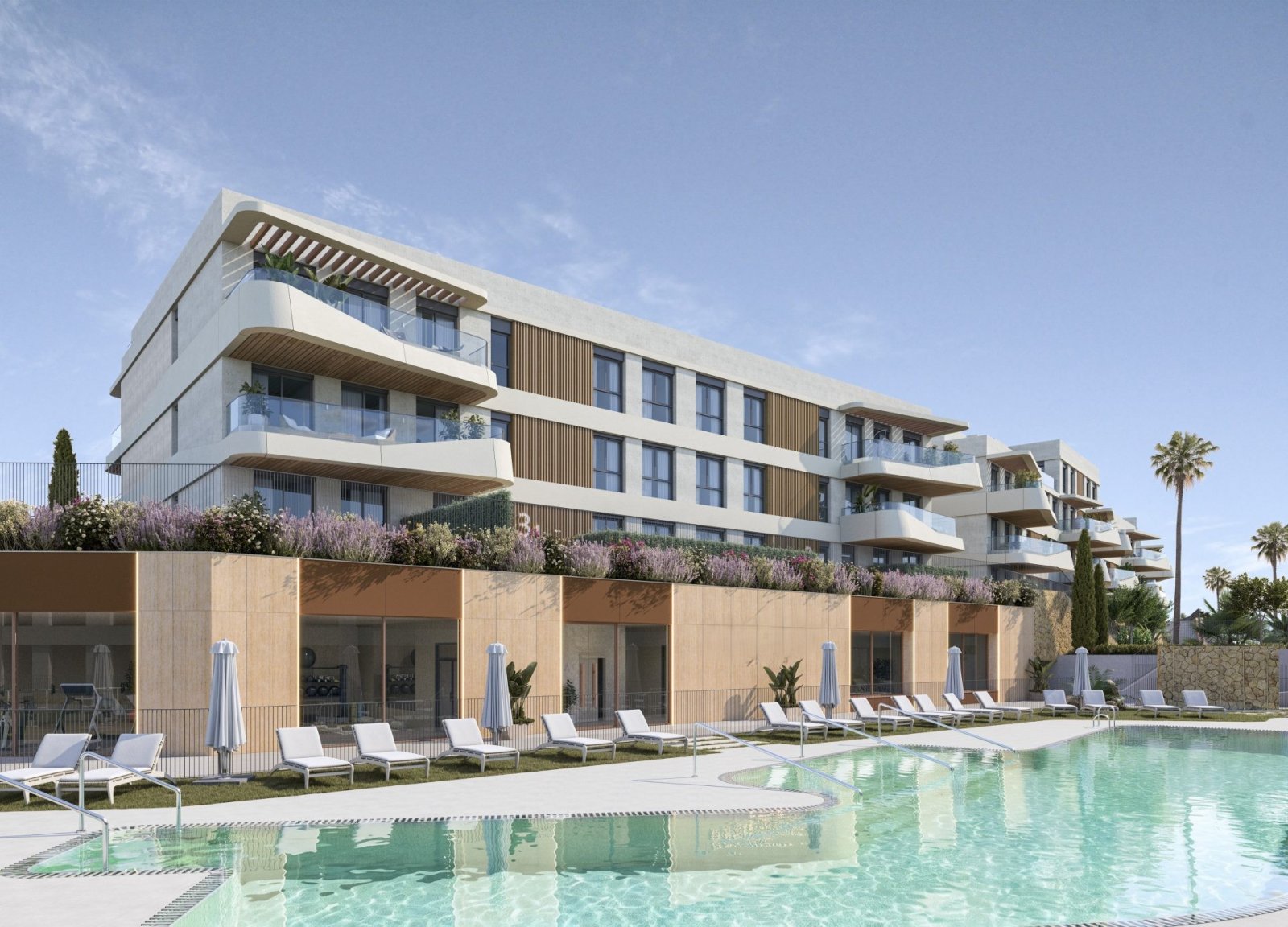 Modern apartments by the golf course, 4 km from the sea – Estepona