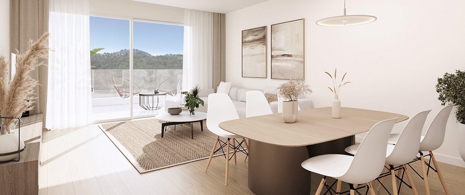 Erdgeschosswohnung mit 3 Schlafzimmern und 93 m² großem Garten in der Nähe eines Golfplatzes, Cartagena, Spanien