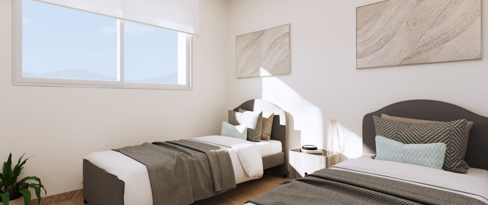 Erdgeschosswohnung mit 3 Schlafzimmern und 93 m² großem Garten in der Nähe eines Golfplatzes, Cartagena, Spanien