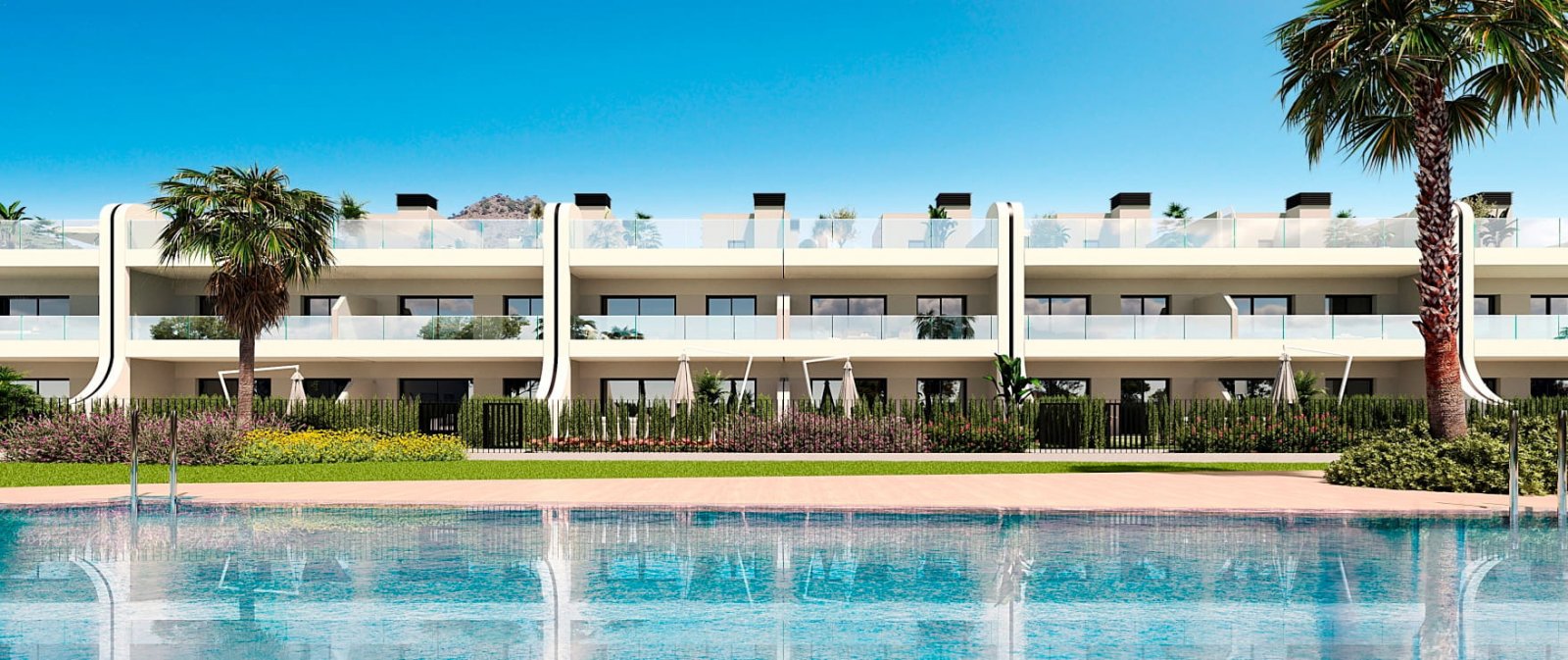 Penthouse mit 3 Schlafzimmern und Solarium, 117 m², im La Manga Club, Cartagena, Spanien