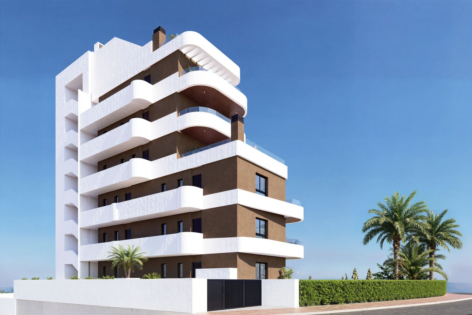 Geräumige 3-Zimmer-Wohnung mit Meerblick, Guardamar del Segura, Spanien