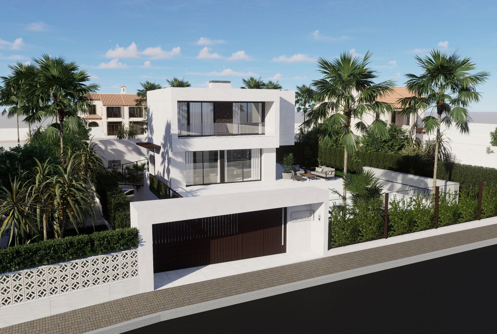 Moderne Villa mit privatem Pool, 1 km vom Meer entfernt, La Nucía, Spanien