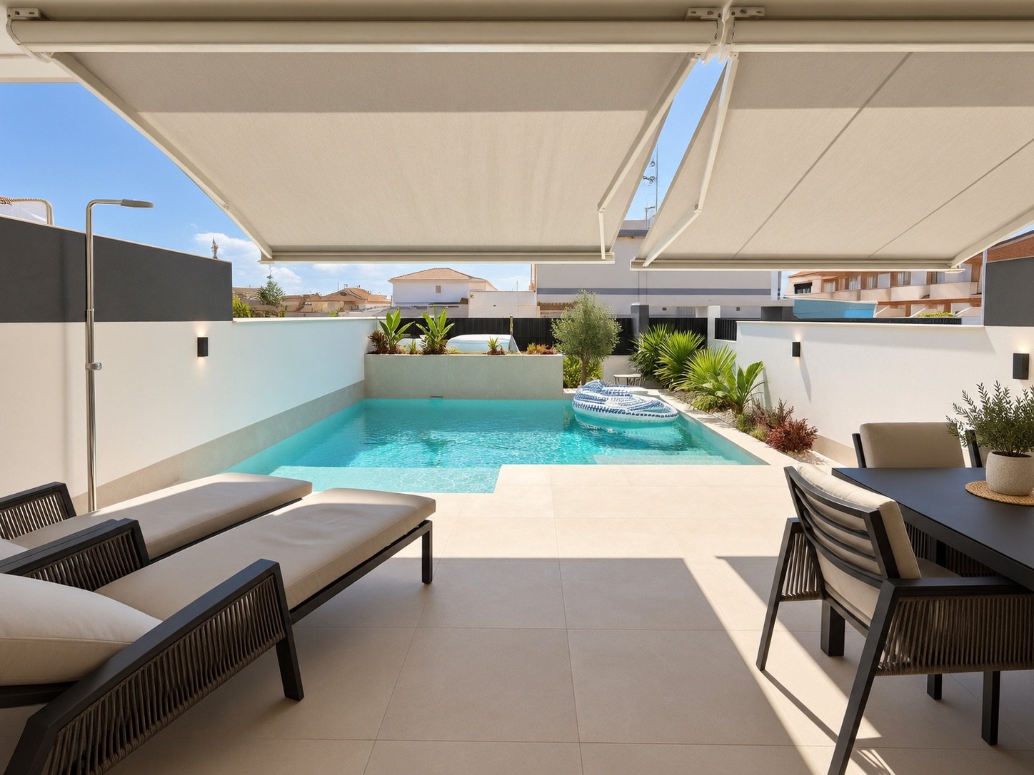Modern bungalows with private pool 2 km from the sea, Pilar de la Horadada