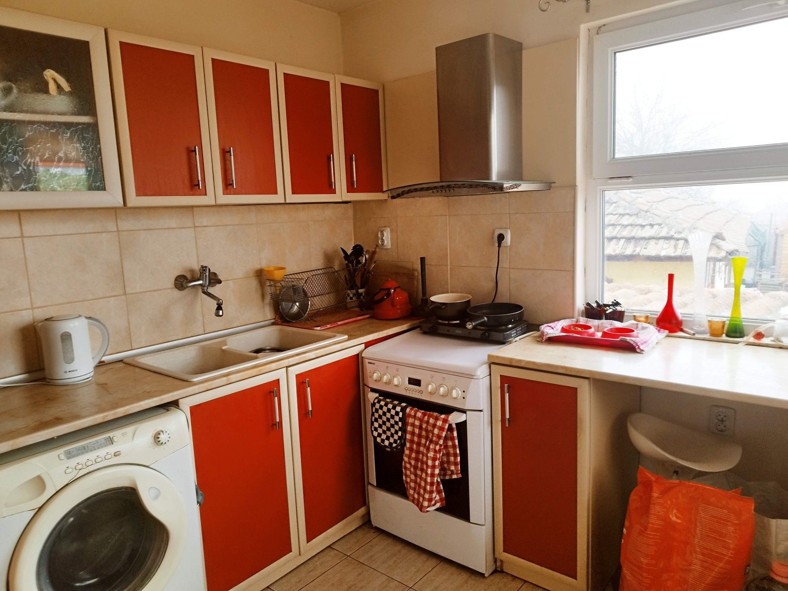 Renovated two-story house with three bedrooms for sale in the village of Malomir, 80 km from Burgas and the sea