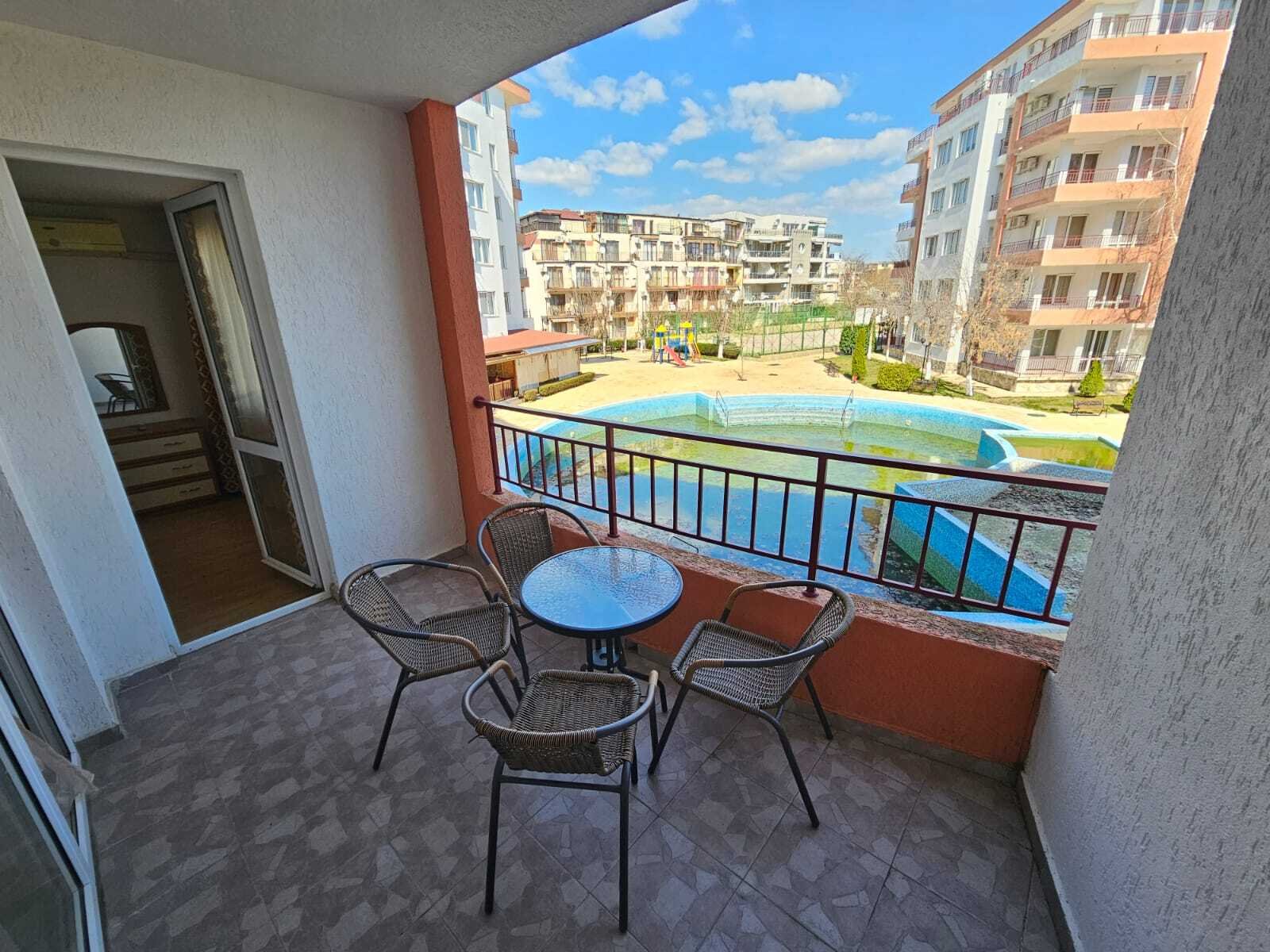 First seafront! Apartment in a large, year-round operated residential complex Riviera Fort, Bulgaria.