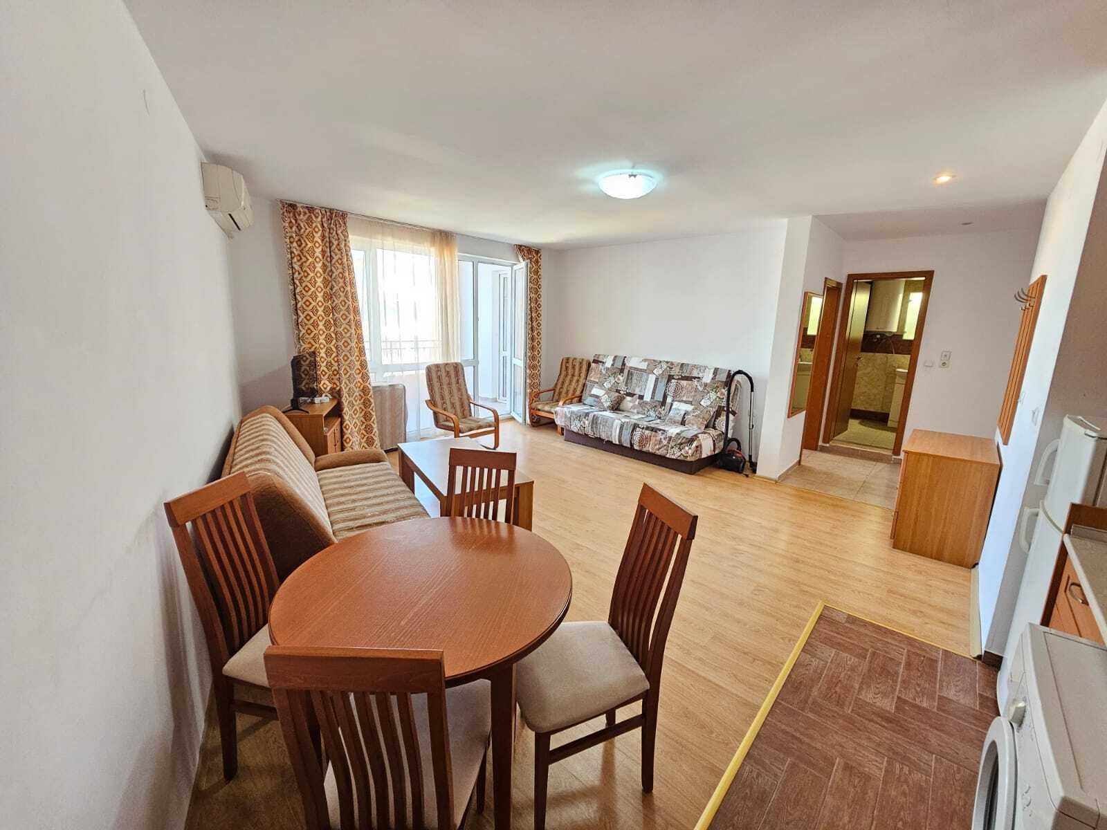 View apartment in a well-maintained residential complex in Ravda, Riviera Fort complex.