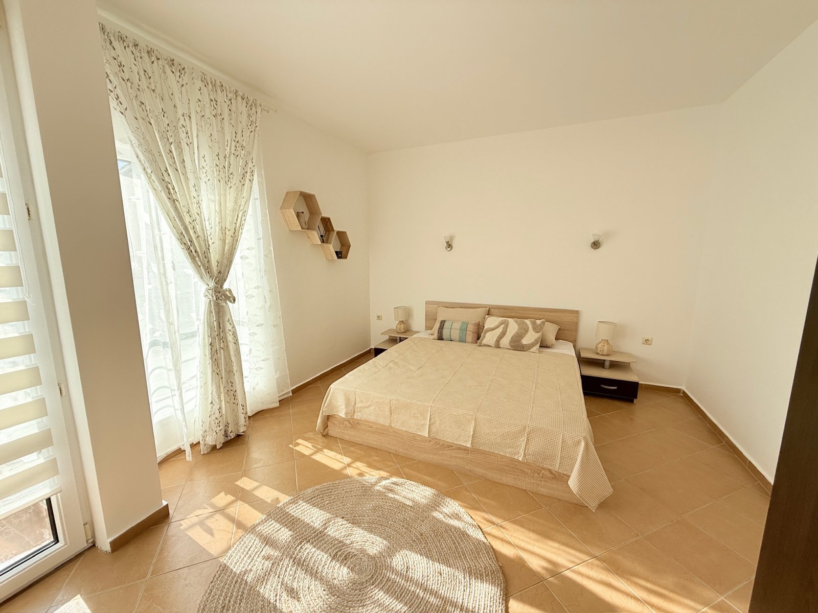 Beautiful three-room apartment in the Solis residential building, Sunny Beach, Bulgaria.