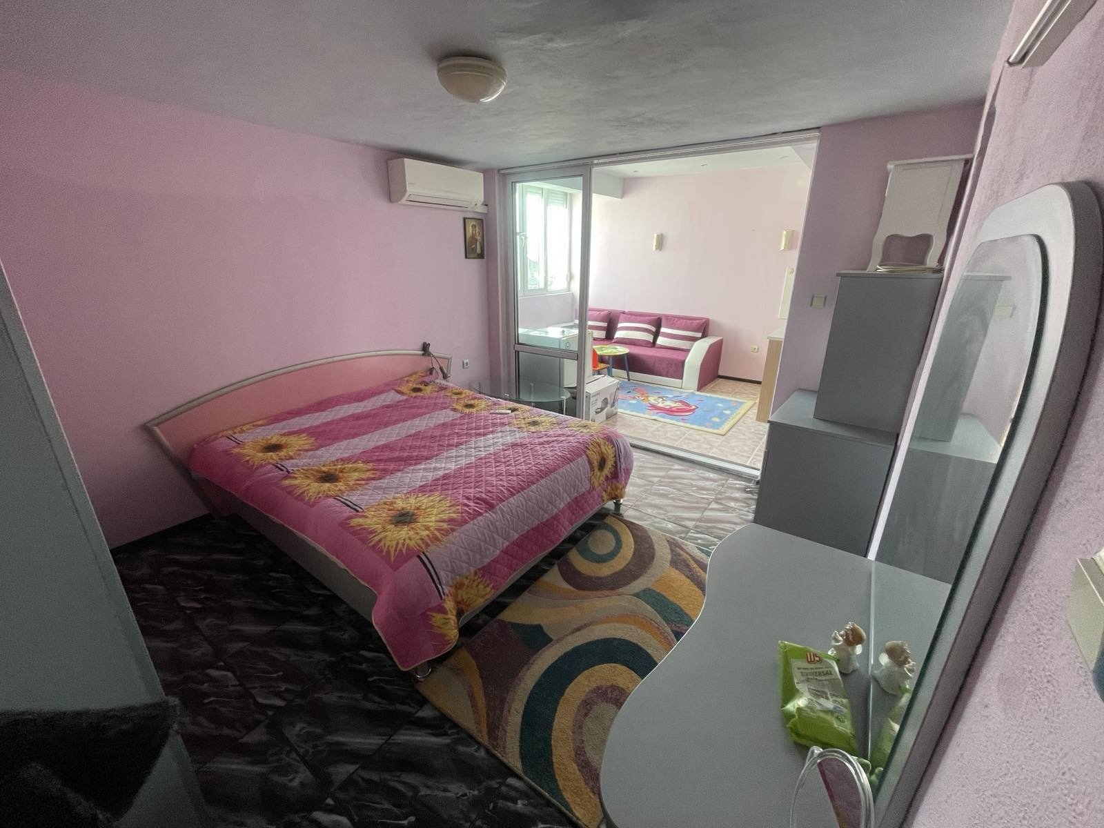 3-room apartment without maintenance fee in Nessebar, Bulgaria.