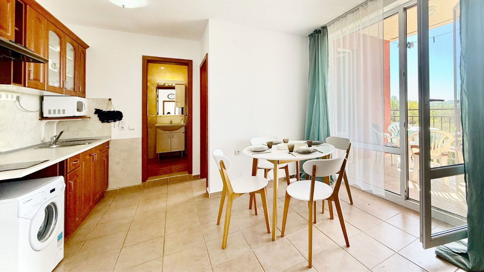 3-room apartment in the Holiday Fort Complex, Sunny Beach, Bulgaria.