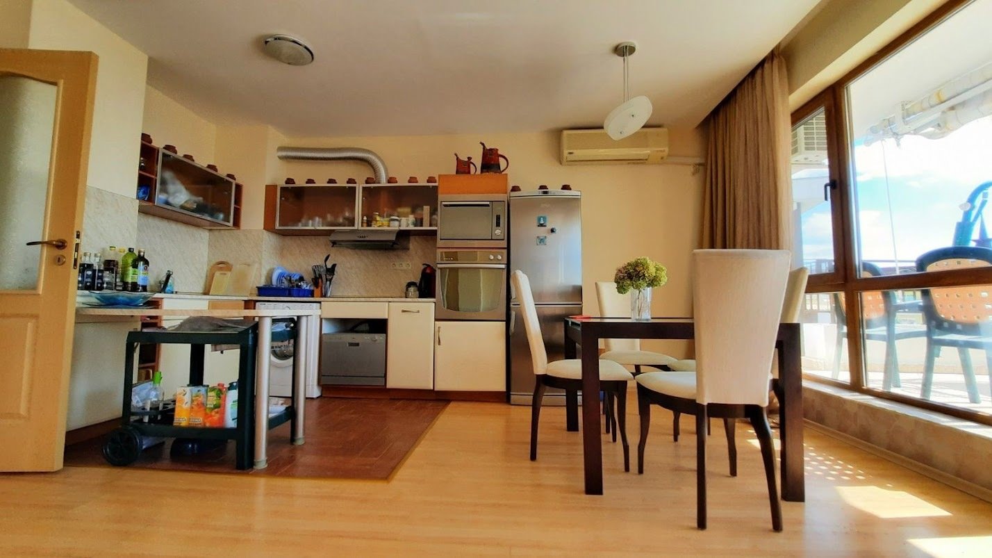3-room apartment with sea view in Mesembria Fort, Elenite, Bulgaria.