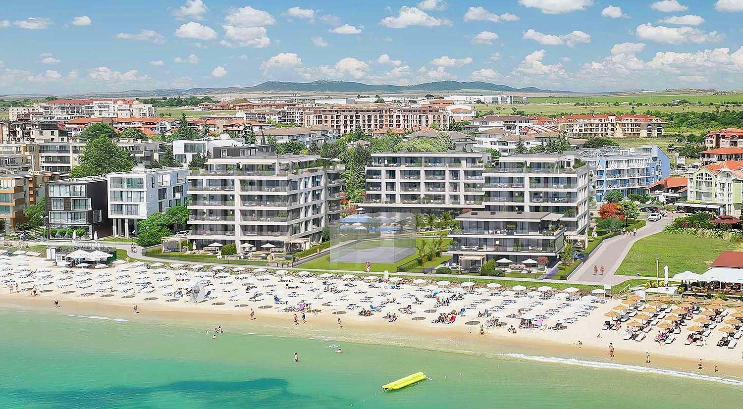 Ravda: Olympia residence complex on the coast in Ravda 