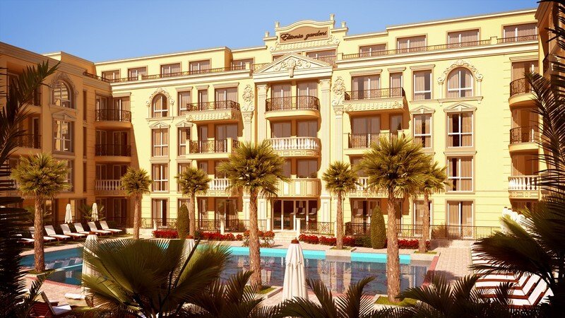 Apartment in the Elitonia Gardens 4 complex, Nessebar