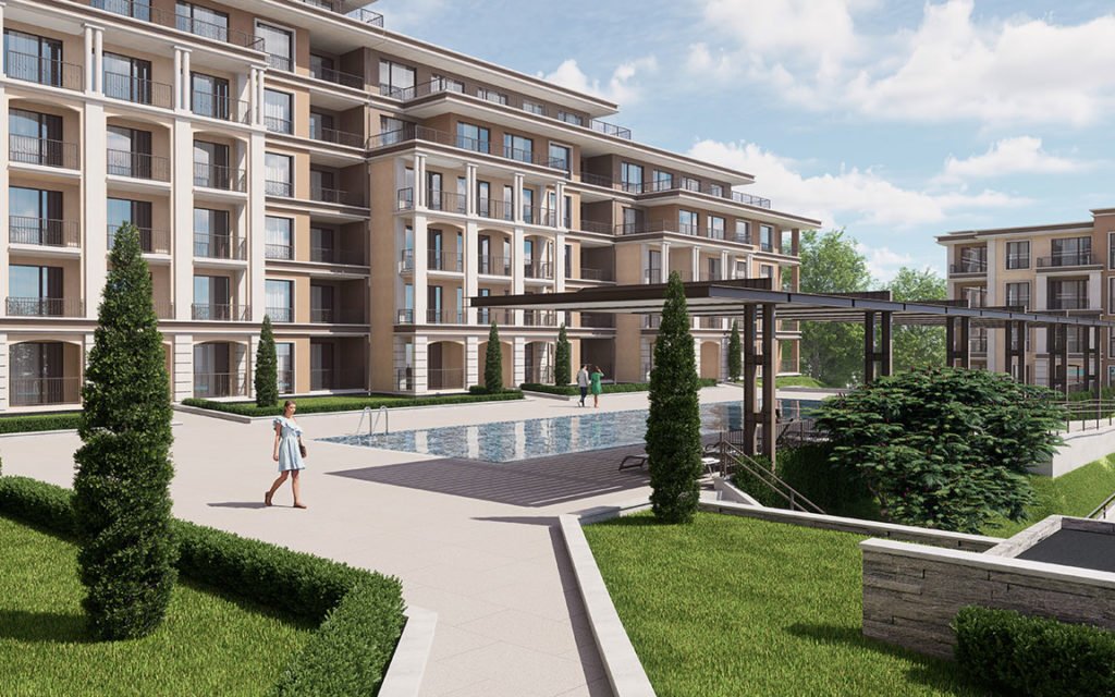 Apartment in Green Fort Suites, Sveti Vlas