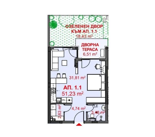 Elegant apartments in the Sunny Island Bohemia complex.