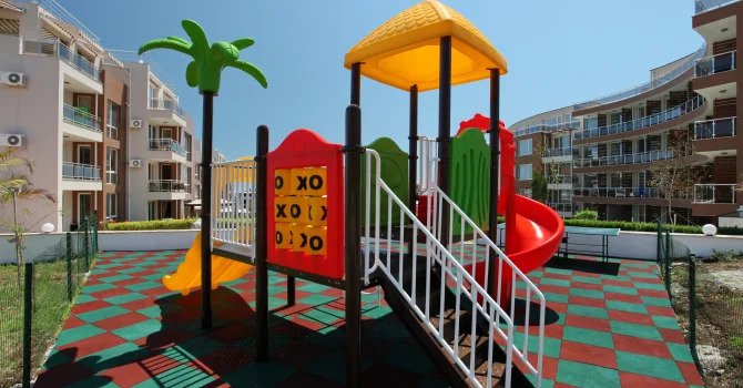 Elegant apartments in the Sunny Island Bohemia complex.