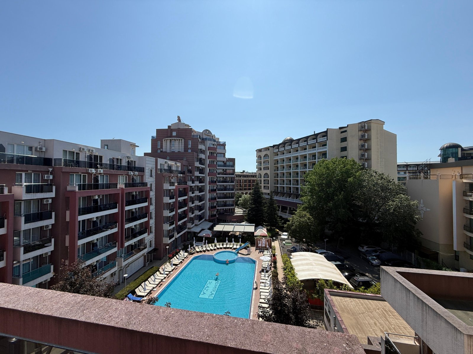 3-room apartment in Admiral Plaza at Sunny Beach in Bulgaria.