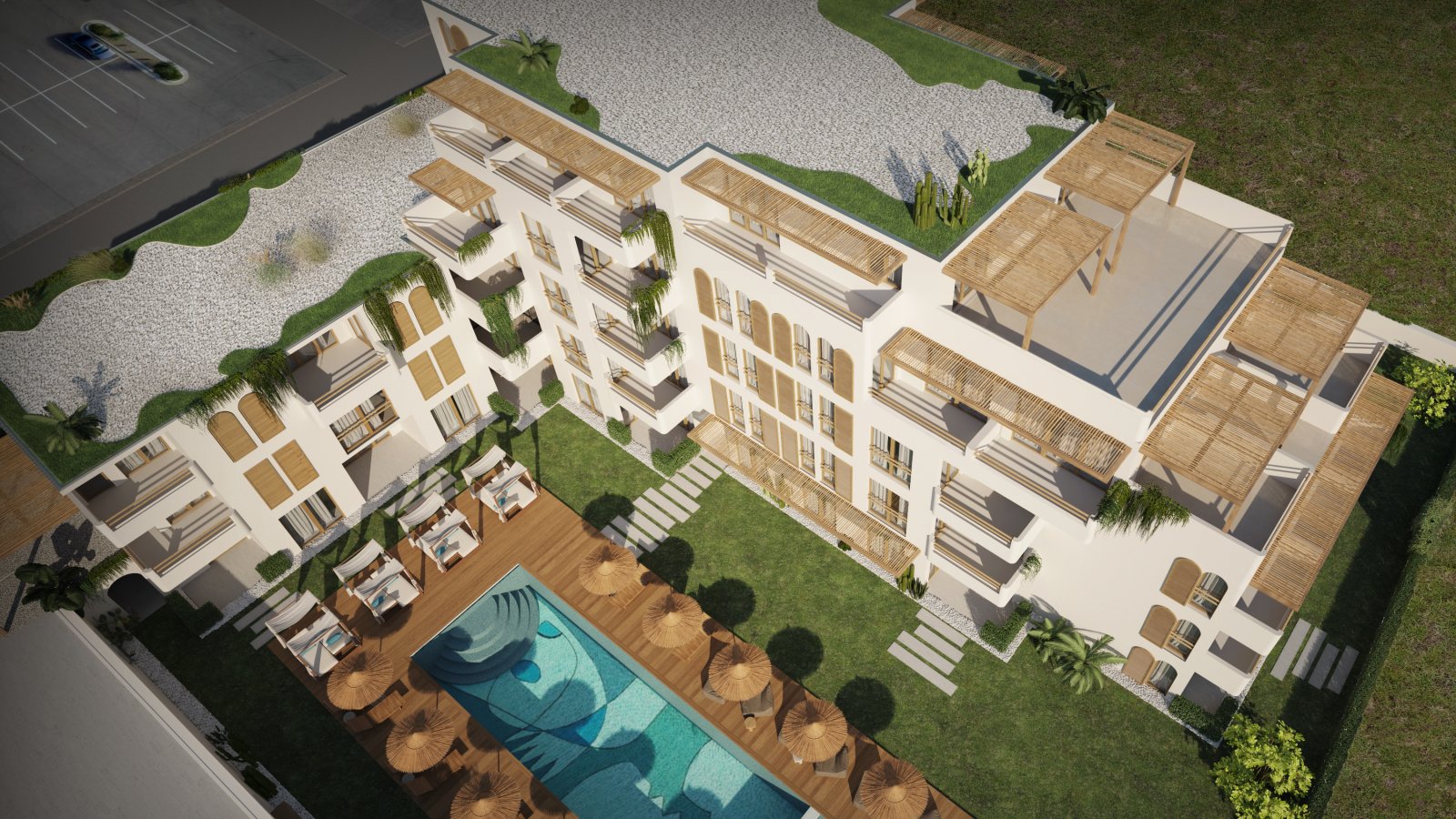 Elegant 3-room apartment in the Sunny Island Bohemia complex