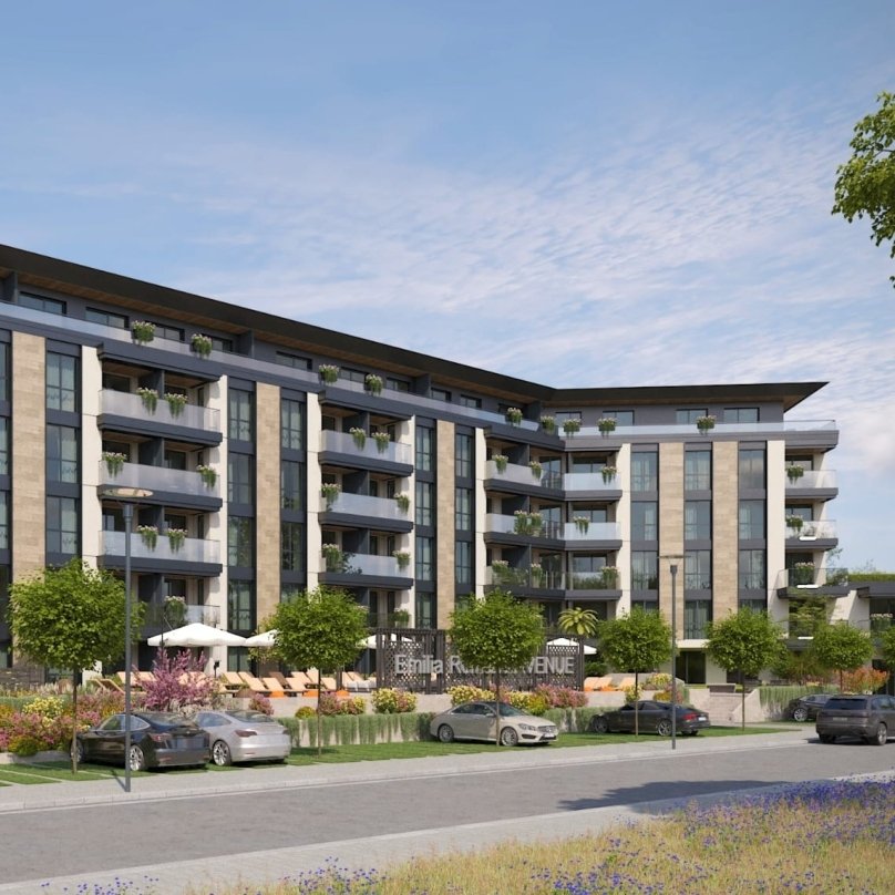 Apartments in the Emilia Romana Avenue complex, Sunny Beach