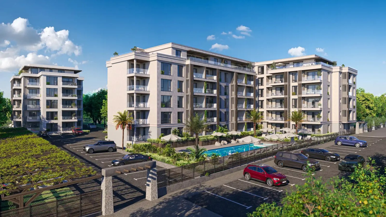 Apartments in the Paradise Residence complex, Nessebar