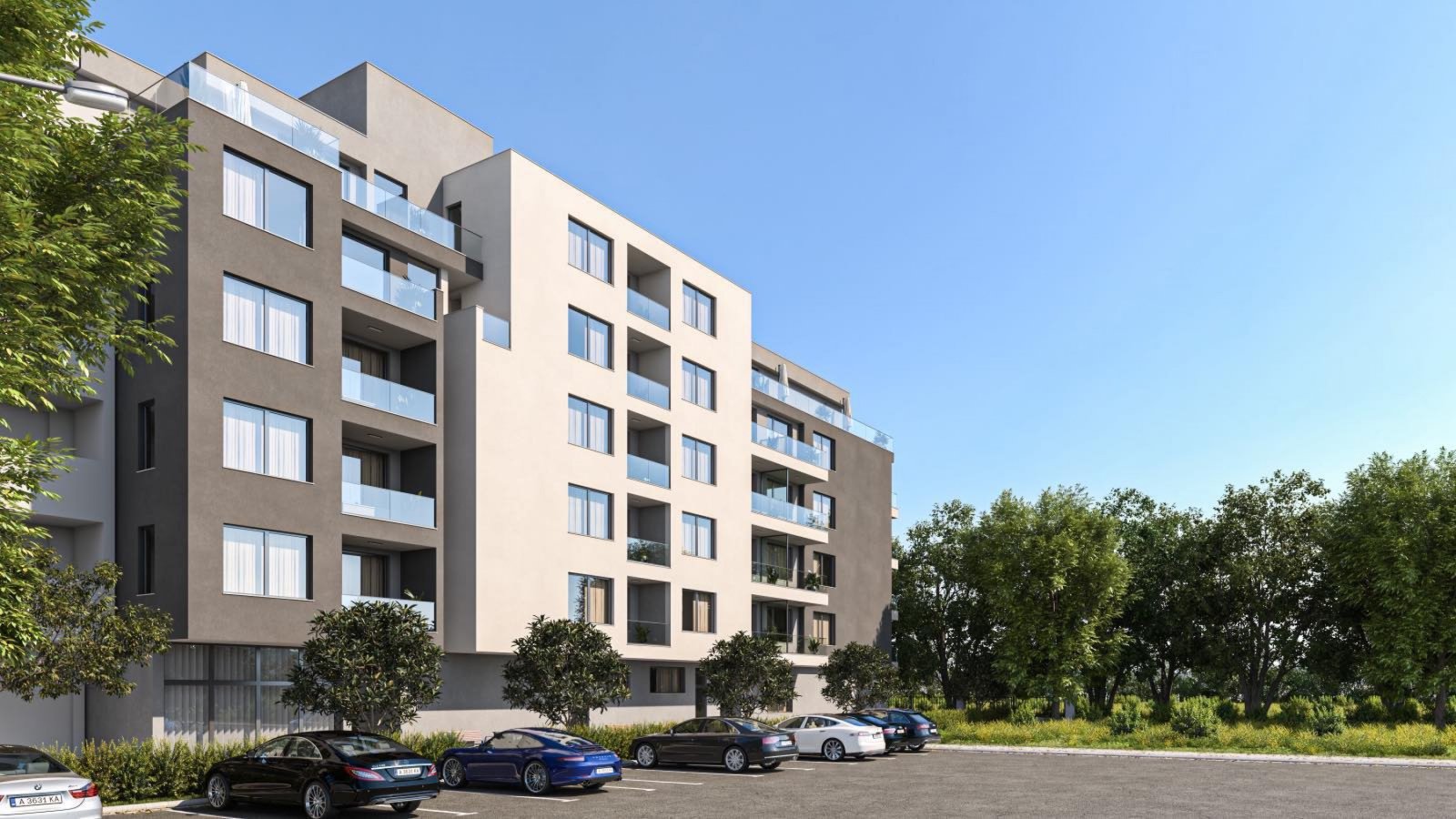 Apartment in the first line of the sea in the town of Pomorie