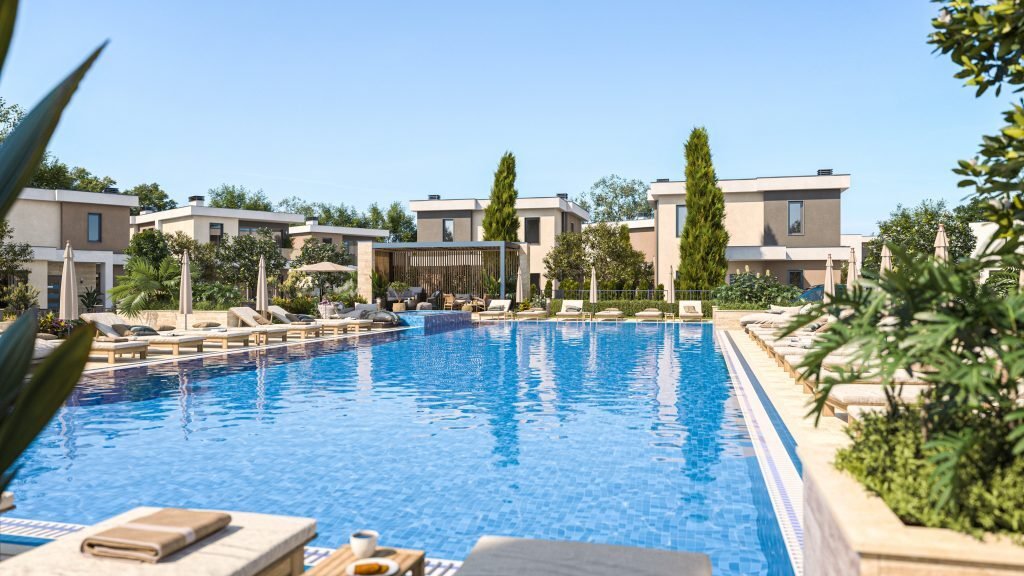 Luxury house in the Victoria Paradise complex - a dream amidst beautiful vineyards with a wide sea view.