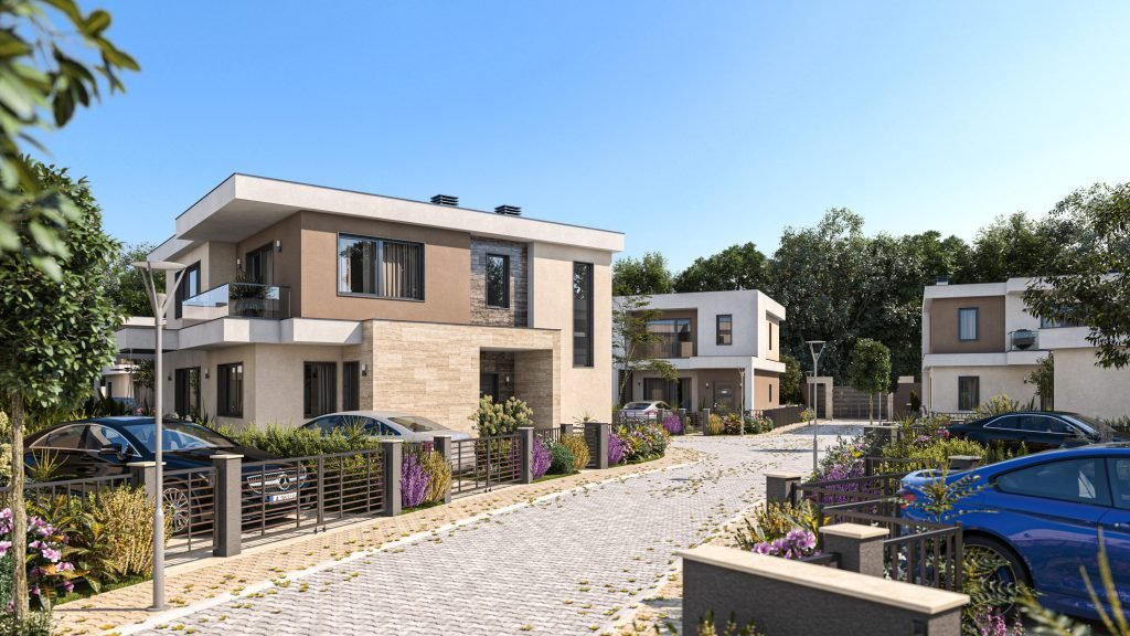 Luxury house in the Victoria Paradise complex - a dream amidst beautiful vineyards with a wide sea view.