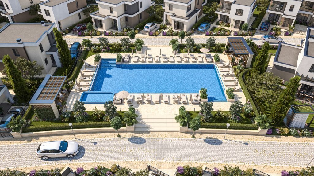 Luxury house in the Victoria Paradise complex - a dream amidst beautiful vineyards with a wide sea view.