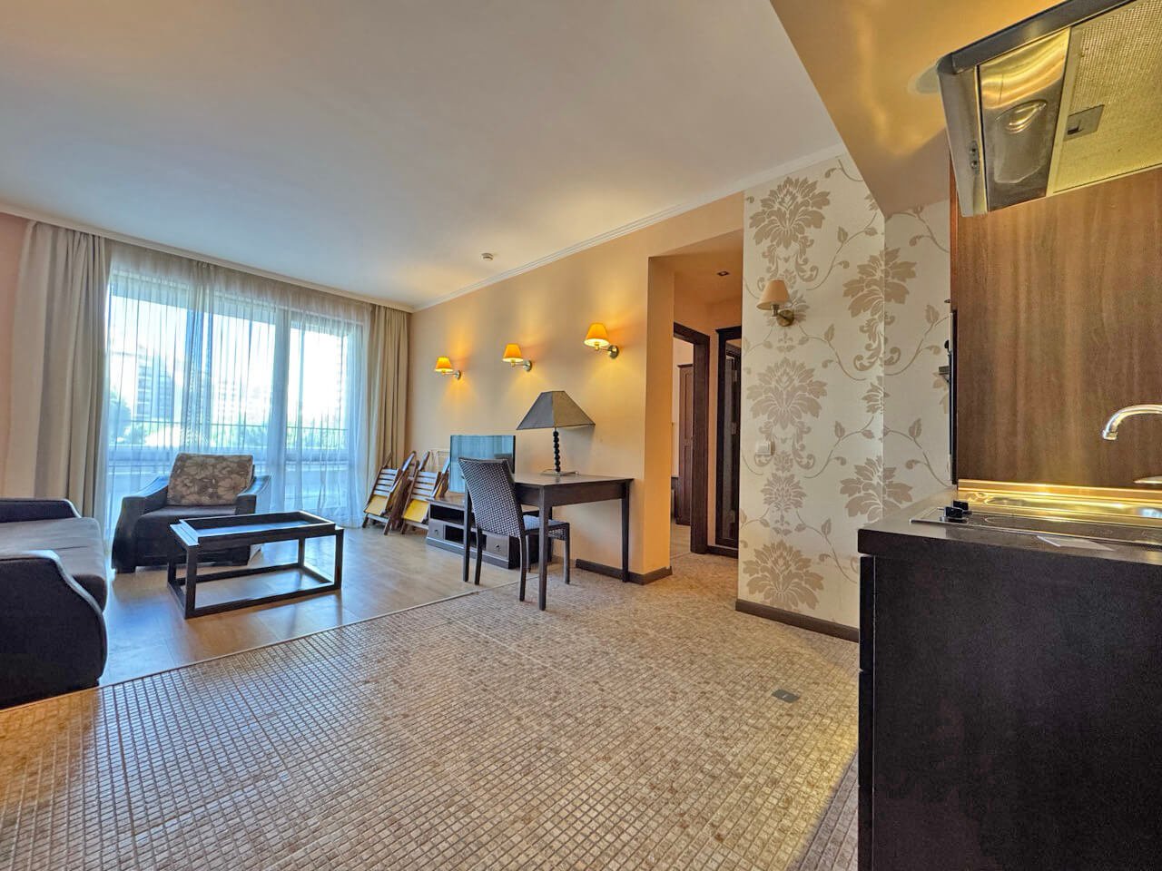 Two-room apartment in the Barcelo residential complex, Sunny Beach.