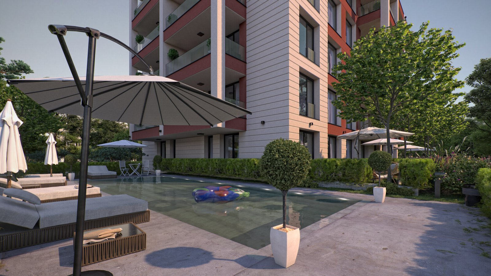 Apartments in the Sunny View Central complex, Sunny Beach, Bulgaria