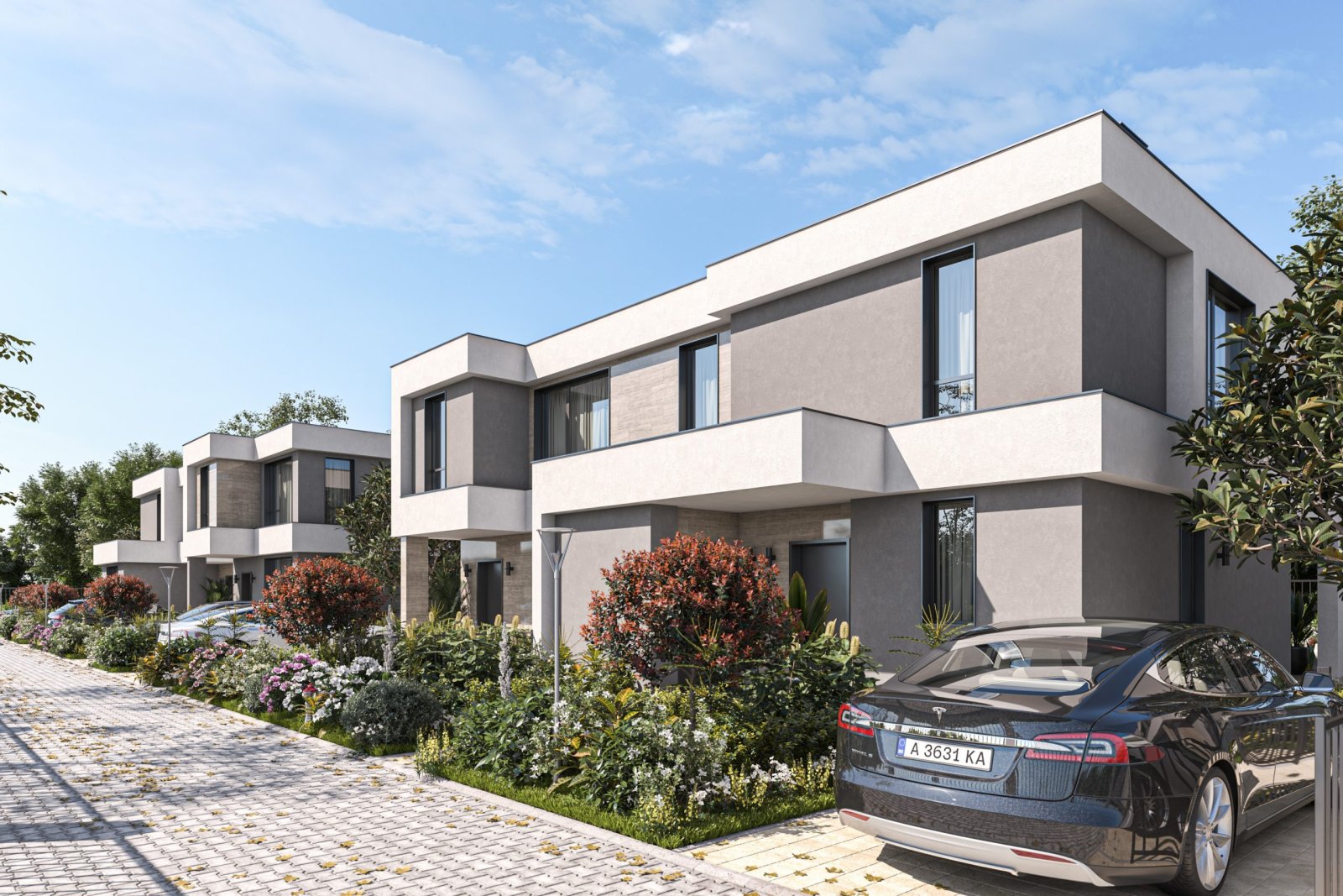 High-quality houses in the Victoria Casa complex in Pomorie