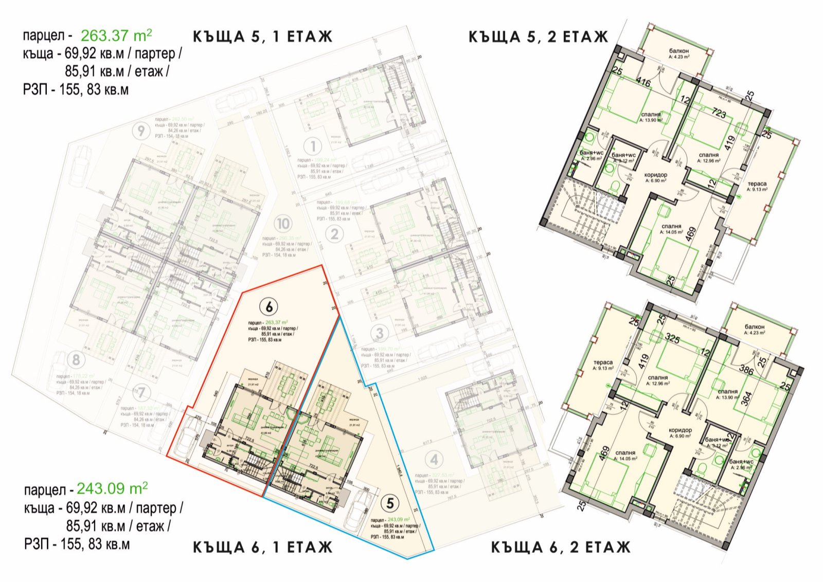 Dream homes in Pomorie: Houses complex in Pomorie