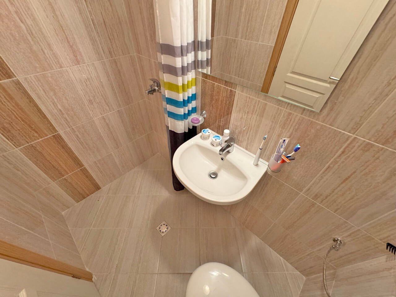 Three-room apartment in the Messembria Fort complex at Sunny Beach